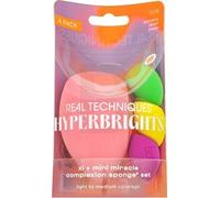 Real Techniques Hyperbrights XL + Mini Miracle Complexion Sponge Set houbička na make-up - set
