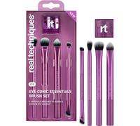 Real Techniques Eye-Conic Essentials Makeup Brush Set, 5 Piece Eyeshadow, Blending & Liner Brush Kit for Complete Eye Looks from Natural to Glam, Soft Bristles, Cruelty-Free