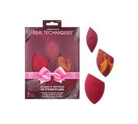 Real Techniques Makeup Sponge Superstars 3-Piece Set, Miracle Complexion, Airblend & Concealer Sponges for Liquid or Cream, Flawless Blending, Latex-Free, Vegan, Cruelty-Free Tools