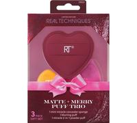 Real Techniques Matte + Merry Puff Trio set d'applicateurs