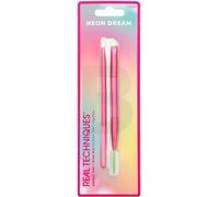 Real Techniques Neon Dream - Painted Liner + Brow Duo Set de pinceaux pour la tonte des sourcils