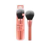 Real Techniques Pinceau à poudre extra large, grand pinceau de maquillage pour poudre, tête moelleuse pour un réglage complet, pinceau XL pour une application rapide, bas de Noël, sans cruauté envers