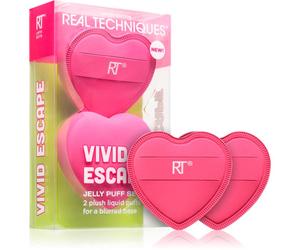 Real Techniques Vivid Escape All About that Base Puff Set éponge à maquillage 2 pcs