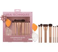 Real Techniques Wrapped In Glow Brush + Sponge Kit, 9 Piece Limited Edition Gift Set