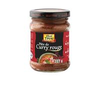 REAL THAI - Pâte de Curry Rouge Intense, Saveur Épicée Authentique pour Vos Plats (Pot 227g) - Lot de 3 - vendu par Lot