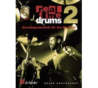 Real Time Drums 2 (D) – Batterie + CD – Techniques de base pour batterie – Version allemande