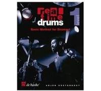Real time drums 1 (eng) batterie +cd - basic method for drumset - version anglaise