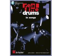 Hal Leonard – Real time drums in songs (d) – Recueil + enregistrements en ligne – Version allemande