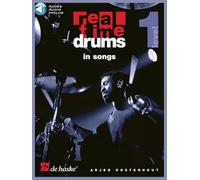 Real time drums in songs: Recueil avec support(s) en ligne - Batterie