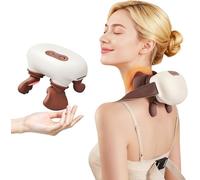 Real Touch Heat Massager - 4D Wireless Kneading & Simulated Human Hand, Deep Tissue Relief with Hands and Fingers, Applicable to Back, Arms, Legs
