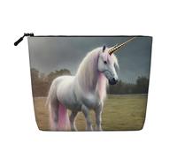 Real Unicorn04 Trousse de toilette grande capacité pour femme pour un usage quotidien et voyage, Noir , Taille unique