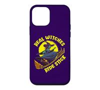 Real Witches Ride Stick Funny Halloween Coque pour iPhone 12 Mini