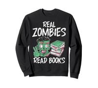 Real Zombies Lire des Livres Zombie Sweatshirt
