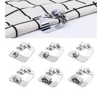 Realand 6 tailles de pied presseur pour ourlet roulé, 6/9/13/19/22/25 mm de large, kit de pied ourleur roulé, tige basse, accessoires pour machine à coudre