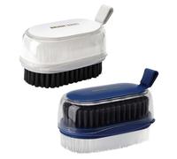 Realand Lot de 2 brosses à légumes avec poils doux et durs, brosse de lavage pour pommes de terre, légumes avec bonne prise en main pour champignons, pommes de terre, fruits et fruits