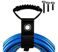 Realand Lot de 3 supports de rallonge avec poignée, 3 tailles de sangles de rangement Velcro pour tuyau d'arrosage de jardin, support de câble, rangement et organisation de garage