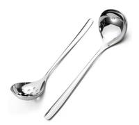 Realand Small ladle gravy ladle, mini sachet de soupe en acier inoxydable 304 (2pcs)