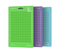 REALIKE Lot de 5 tapis de découpe pour machine à écrire Cricut Joy - Variété d’adhérences - 11,4 x 16,5 cm