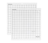 REALIKE StandardGrip Lot de 2 tapis de découpe antidérapants pour Cricut Maker 3/Maker/Explore 3/Air 2/Air/One, 30,5 x 30,5 cm Transparent