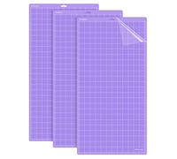 REALIKE Tapis de découpe Strong Grip Remplacement Bleu 3PCS pour Silhouette Cameo,12 x 24 Pouces Tapis de Coupe Collants Adhésifs Tapis Coupe Vinyle anti-dérapant pour Couture Artisanale