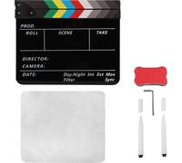 Réalisateurs de films Tableau à volets en acrylique coloré avec gomme Marqueur -Tissu de nettoyage de vis