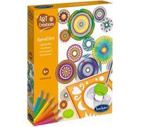 Sentosphère Kit Spiral'Art Réaliser Ellipses et Rosase multicolores - 6 roues fournies - Dès 6 ans