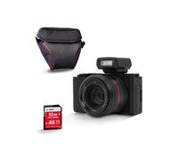 Realishot C130 - Appareil Photo Numerique Compact 16 MP avec Capteur CMOS, Ecran Tactile LCD 2,8", Stabilisation d'Image, Autofocus, Zoom, Batterie