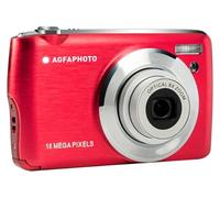 AGFA PHOTO Realishot DC8200 - Appareil Photo Numérique Compact Cam (18MP, Vidéo Full HD, Ecran LCD 2.7'', Zoom Optique 8X, Batterie Lithium et Carte SD 16GB)-Rouge-