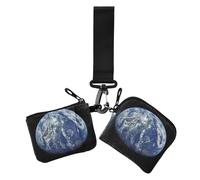Realism Lonely Earth Lot de 2 porte-cartes pour femme avec dragonne pour un usage quotidien, realism Lonely Earth, 1 size, Décontracté