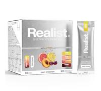 REALIST® Électrolytes Sans Sucre [30 STICKS] Électrolytes en Poudre | DAILY Electrolytes Sugar Free, pour Sport, Quotidien et Chaleur - Sodium, Potassium et Magnésium - KETO | Coffret Découverte