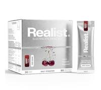 REALIST® Électrolytes Sans Sucre [30 STICKS] Électrolytes en Poudre | DAILY Electrolytes Sugar Free, pour Sport, Quotidien et Chaleur - Sodium, Potassium et Magnésium - KETO | Goût Cerise