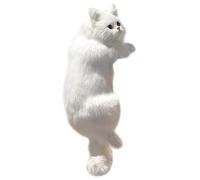 Réaliste Furry Suspendu Chat Mignon Modèle En Peluche Ornements pour La