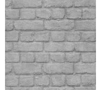 Rasch Papier peint RASCH 226751 – Effet brique argent – Neuf
