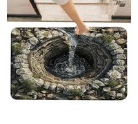 Realistic 3D Rug - Surreal Abstract Rug | Optical Illusion Door Mat for Entry Use, Woven Fabric Realistic Carpet with Home Accent, Artistic Hole Rugs, Art Doormat with Study Placement