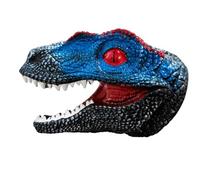 Realistic Articulated T-Rex Dinosaur Hand Puppet Kids Role Play Toy | Realistic Dual-Axis Jaw, Silicone Scale Texture, Storytelling Toy, Parent-Child Gift Ages 3-8(Velociraptor)