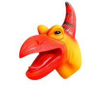 Realistic Articulated T-Rex Dinosaur Hand Puppet Kids Role Play Toy | Realistic Dual-Axis Jaw, Silicone Scale Texture, Storytelling Toy, Parent-Child Gift Ages 3-8(Raptor)