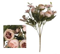 Realistic Artificial Silk Bouquet 28cm Wedding Home Decor Realistic