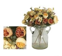 Realistic Artificial Silk Bouquet 28cm Wedding Home Decor Realistic