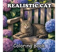Realistic Cat Coloring Book: Beautiful Realistic Cat Illustrations Featuring Adorable Cats, Detailed Fur, Cozy Homes, Gardens, Forests, and Nature Scenes for Adults, Teens, and Cat Lovers