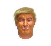Realistic Celebrity Mask - Republican Presidential Candidate Mask - Donald Trump Mask - Full Head Latex (Orange, Adult Size)