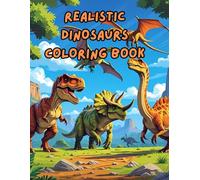 Realistic Dinosaurs Coloring Book