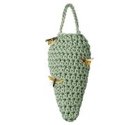 Realistic Fake Wasp Nest, Wasp Hand-Crocheted Decor, 7.87x0.59 Inches Eco-Friendly Faux Nest for Outdoor, Weatherproof Hanging Decor for Patio Trees Eaves Garden Porch