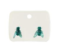 Realistic Fly Earrings, Simulation Mini Personalized Black Fly Earring, Bug Jewelry, Funny Novelty Abstract Gift Women Men Wear (Green-1PC)
