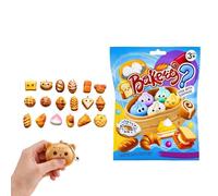 Realistic Play Food, Portable Kids Playset, 7.3x5.7 inches Compact Bread with Cute Squeeze, Resin Toy Decoration, Fun Pretend Food with Adorable Design, Home Accessory for Table and Friends