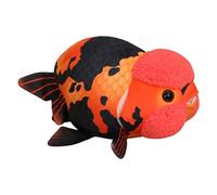 Realistic Ranchu Fish Peluche 3D Stuffed Fish Doll, Cute 3D Plush Ranchu Carp Toy | Stuffed Doll Pillow for Kids, Adults, Nursery, Home, Desktop, Sofa, Bedside, Shelf, Birthday, Home Decoration