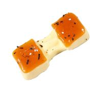 Realistic Rice Cake Stress Ball - Fidget Toys, Cute Sensory Squishy Toy with High-Elastic Memory Foam, Tactile Stress Ease, Miniature Food Prank Toy, Slow-Rising Decompressions Tool for Party Favors