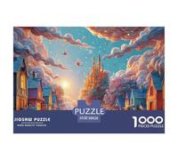 Realistic Shot of an Enchanting Fantasy World 1000 Pièces Carton Extra-épais Puzzle À Faire Soi-même Oil Painting Stimulant Et Éducatif Jeu Créatif Puzzles Cadeaux pour La Famille Et Les Amis 38x26cm
