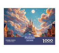 Realistic Shot of an Enchanting Fantasy World 1000 Pièces Carton Extra-épais Puzzle De Qualité Supérieure Oil Painting Extrêmement Difficile Défi Unique Puzzles Cadeaux pour La Famille Et Les Amis 52