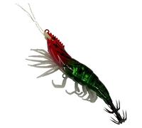 Realistische Weiche Leuchtgarnelen - Angelköder Set Flexibel Soft Köder Hohe Leuchtkraft Vielseitig Einsetzbar Für Barsch Salzwasser Süßwasser Seen Meere Forellen | Ideal für Angler Familie und Freund