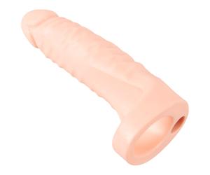 Realistixxx Double Fucker - gode anal vibrant strap-on (couleur chair)